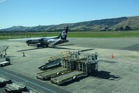 Flughafen Dunedin, Neuseeland (© Diethardt Freye)